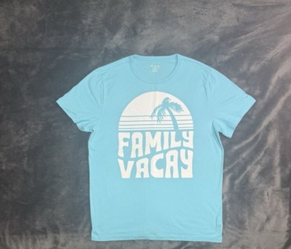 Place Family Vacay Graphic T Shirt Men's Size L Short Sleeve